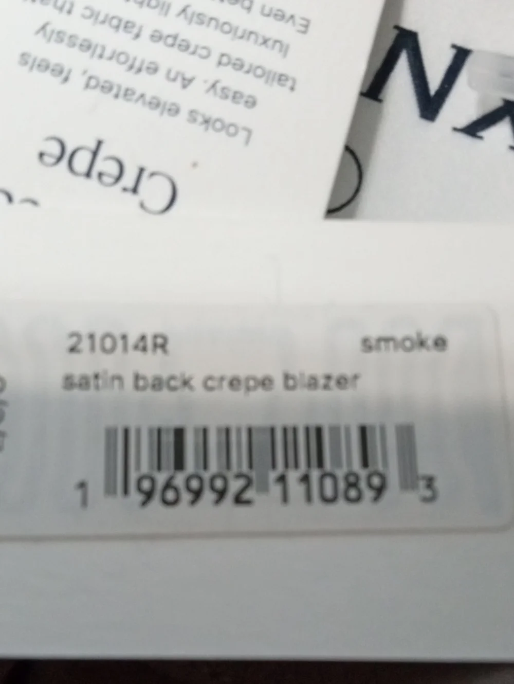 Spanx Blazer Tags